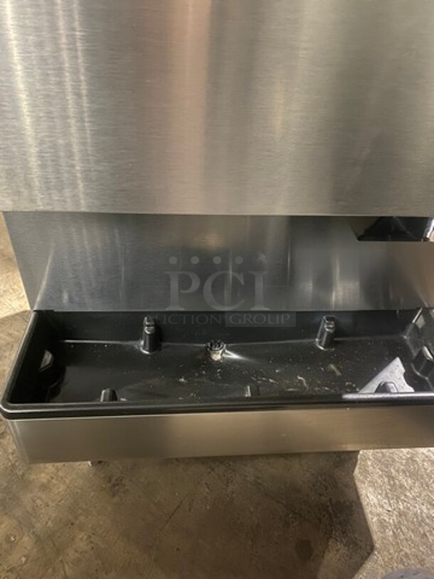 Hoshizaki Commercial Countertop Ice Maker/Water Dispenser Machine Combo! All Stainless Steel! On Legs! MODEL DCM300BAH SN: G22867G 115-120V - Image 6 of 10