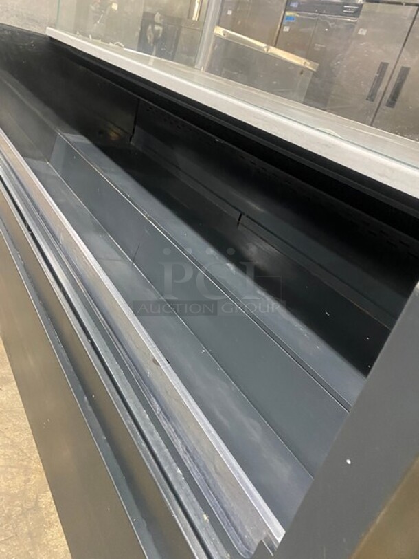 NICE! Structural Concepts Starbucks Style Refrigerated Open Grab-N-Go Display Case! With Top Glass Enclosed Merchandiser Showcase! On Legs! 220V 1 Phase! Model: SBZ6652DR SN: 0524196LS290488! - Image 7 of 9