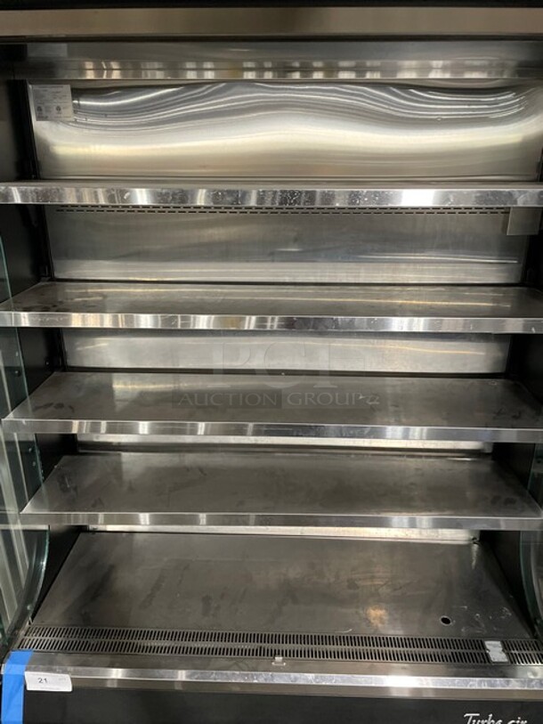Turbo Air Commercial Refrigerated Open Grab-N-Go Case Merchandiser! With View Through Sides! All Stainless Steel! MODEL TOM50B SN:TOM5016Z100 120V 1PH - Image 5 of 9