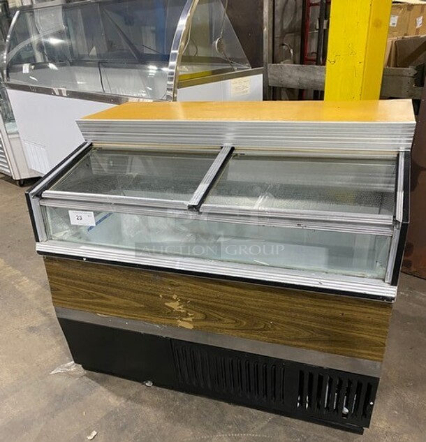 Hussmann Commercial Ice Cream Freezer Merchandiser w/ 2 Sliding!