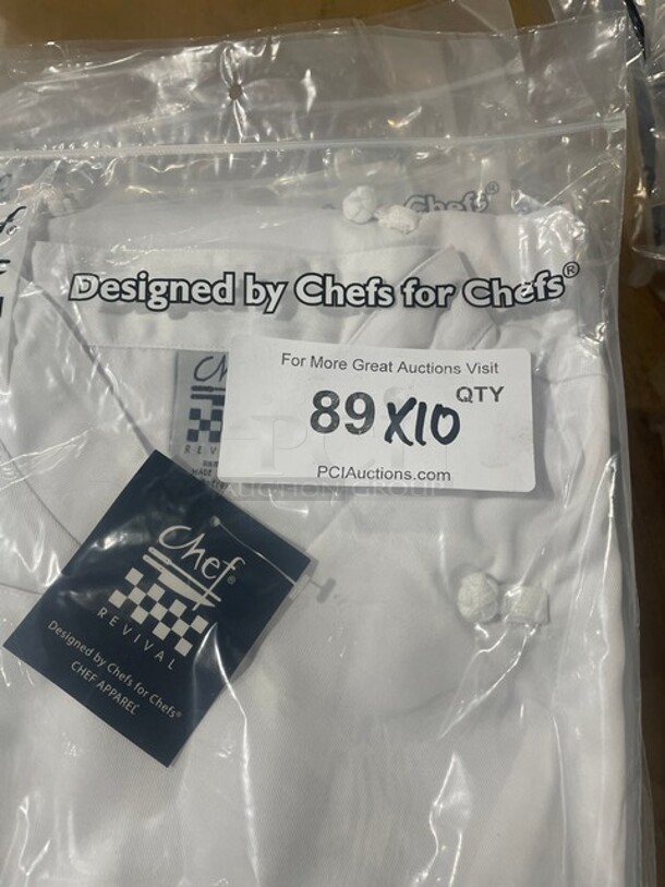 Chef Revival Ladies Knife & Steel Jacket! Size Large MODEL LJ028 10X Your Bid! - Image 3 of 5