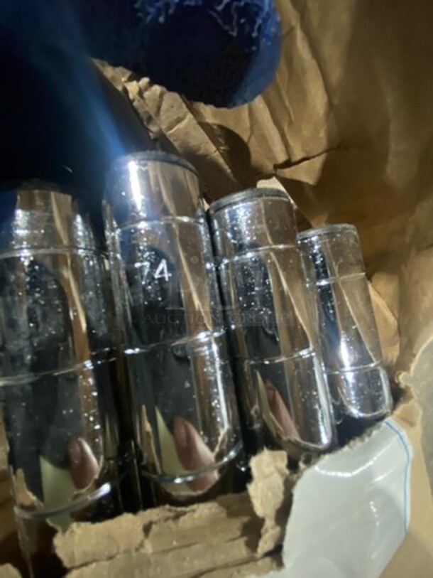 NEW! IN THE BOX! Centaur Chrome Finish Metro Shelving Poles! - Image 6 of 6