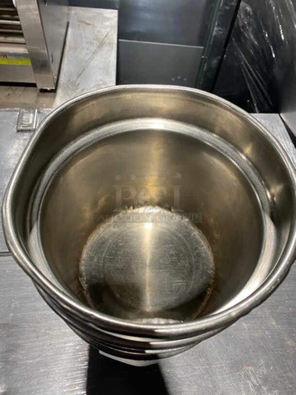 Assorted Size Stainless Steel Round Soup Pan Insert! 5x Your Bid! - Image 6 of 9