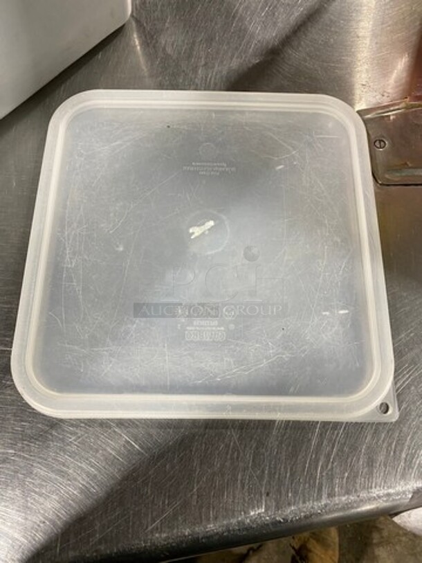 ALL ONE MONEY! Cambro Clear Poly Food Container Lids! - Image 3 of 5