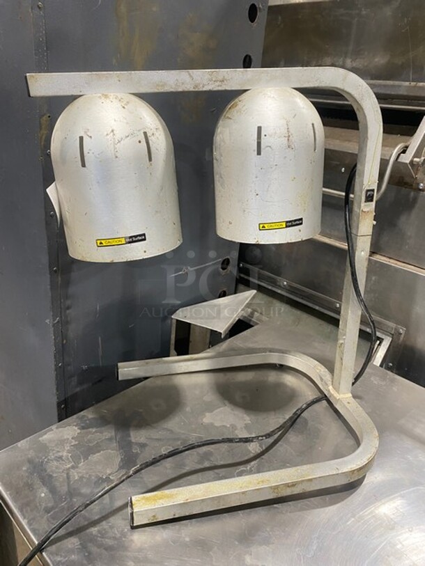 Blue Rhino Commercial Countertop Dual Food Heating Lamp! Model HL2C Serial EBHL18001105! 120V! - Image 2 of 5