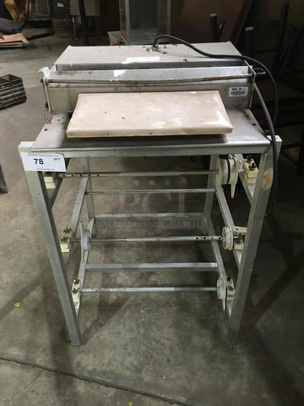 Commercial Food Sealer Machine! Stainless Steel! On Legs! - Image 1 of 8