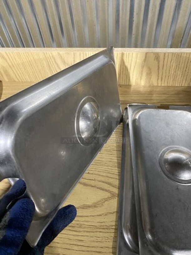 Metal Food Pan Covers! 3 X Your Bid! - Image 3 of 5