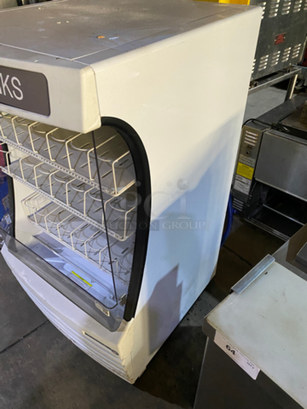 Beverage Air Commercial Refrigerated Open Grab-N-Go Drink Display Case! With Poly Coated Racks! Model: BZ131W SN: 11613267 115V 60HZ 1 Phase - Image 2 of 7