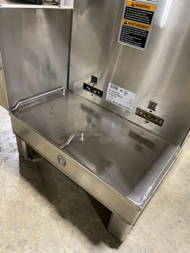 Bunn Commercial Countertop Dual Coffee Brewing Machine! All Stainless Steel! On Small Legs! Model: DUALSHDBC SN: DUAL111224 120/208V 60HZ 1 Phase - Image 6 of 8