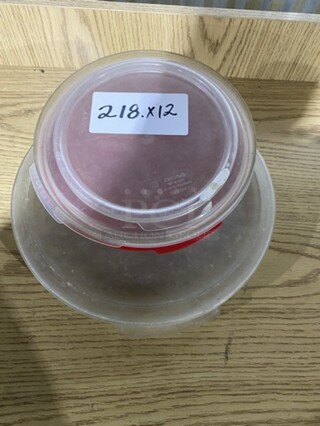 Plastic Food Bowl Covers! 12 X Your Bid!