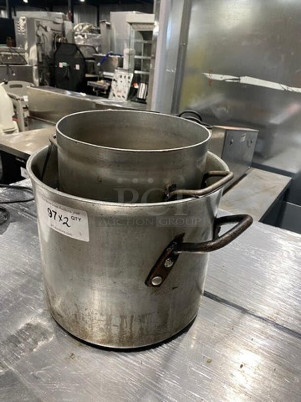 Assorted Size Stock Pots! With Side Handles! 2x Your Bid! - Image 2 of 9