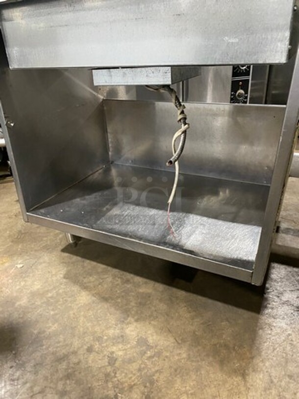 Commercial Electric Powered Single Well Food Warmer Serving Station! With Storage Space Underneath! All Stainless Steel! On Legs! SN: 1111150001569 208/240V 60HZ 1 Phase - Image 7 of 8