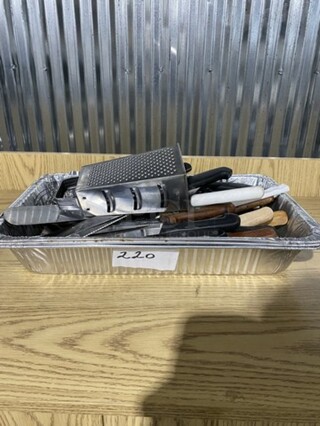 ALL ONE MONEY! Commercial Knives & Food Grater!