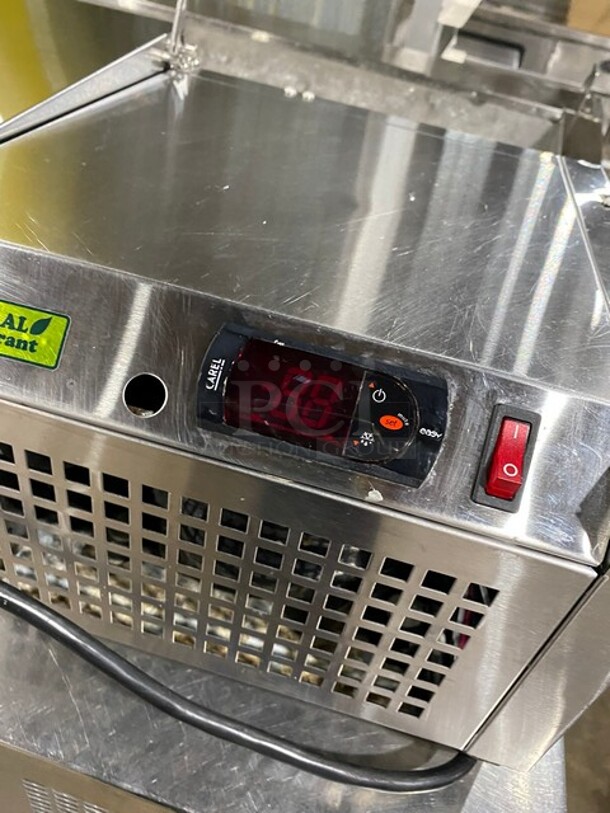 Nice! Turbo Air CTST-1200-N E-Line 48"  Stainless Steel Refrigerated Countertop Salad Prep Table! 115v 60hz - Image 5 of 8