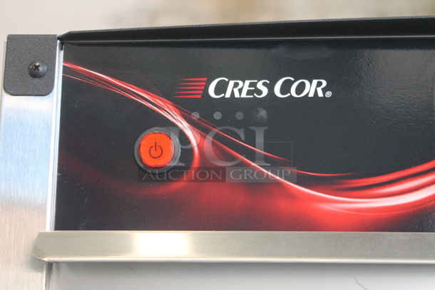 BRAND NEW! CresCor RO151RUA3502083 Quiktherm 350 Stainless Steel Commercial 2 Half Size Door Cook and Hold Cabinet on Commercial Casters. 208 Volts, 3 Phase.  Stock Pictures Used. - Image 3 of 6