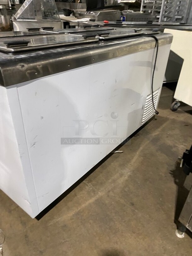 Cnelson All Stainless Steel Commercial Ice Cream Dipping Cabinet With Solid lids! MODEL BD10 SN:0602004 115V  - Image 4 of 9