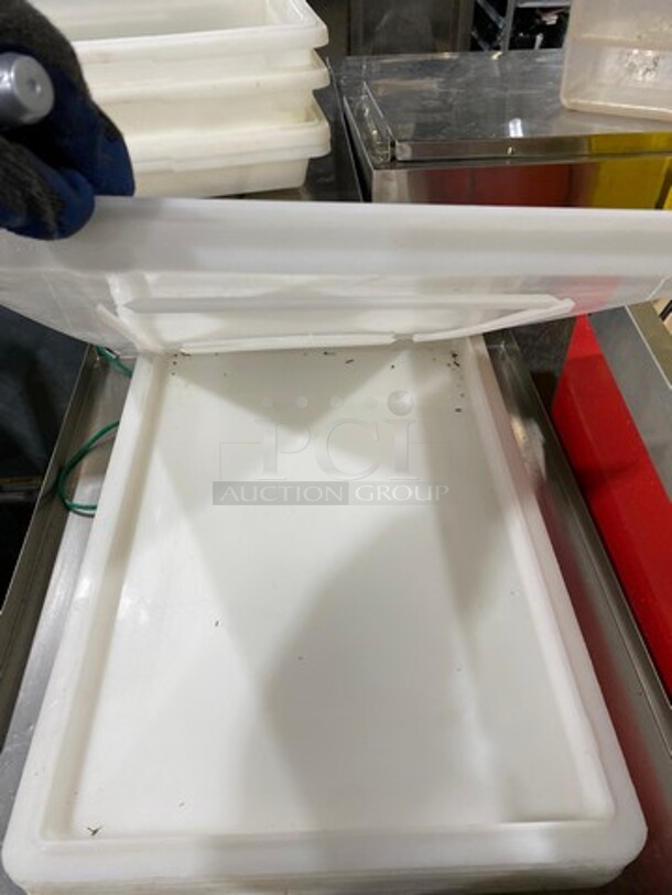 White Poly Food Serving Trays! 9x Your Bid! - Image 3 of 5