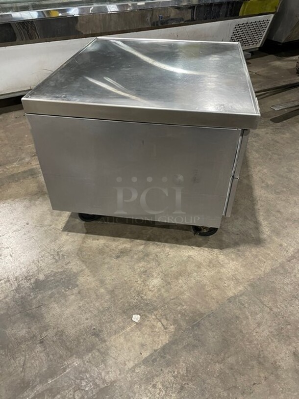 Victory Commercial Double Drawer Refrigerated Chef Base! All Stainless Steel! On Casters! 115V 1Phase! Model: CBR36-1 SN:12409786! - Image 3 of 8