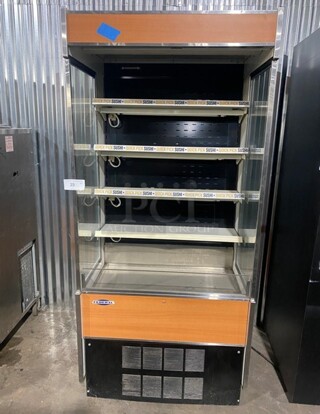 Federal Industries Metal Commercial Open Grab N Go Merchandiser! Model RSSM378SC-3 SN:08042449089 120/208/240V 1PH