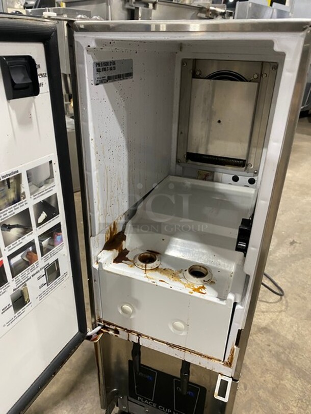 Bunn Commercial Nitron Cold Draft Countertop Coffee Dispenser! With Dual Nitro & Cold Brew Chrome Dispensers! On Legs! 120V 1 Phase! Model: NITRON, CT-BASE 120V SN: CLDD007322! - Image 7 of 11