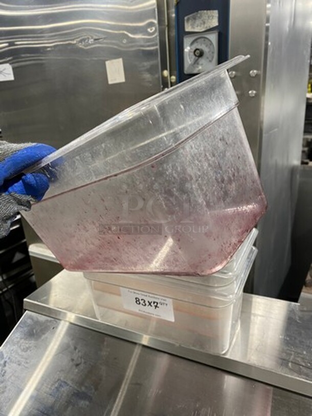 Clear Poly Food Containers! 7x Your Bid! - Image 5 of 6