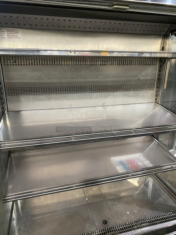 Karlos 200 UL Stainless Steel Refrigerated Commercial Grab N Go Open Merchandiser! On Casters! SN: 43587 230V 1PH - Image 5 of 10