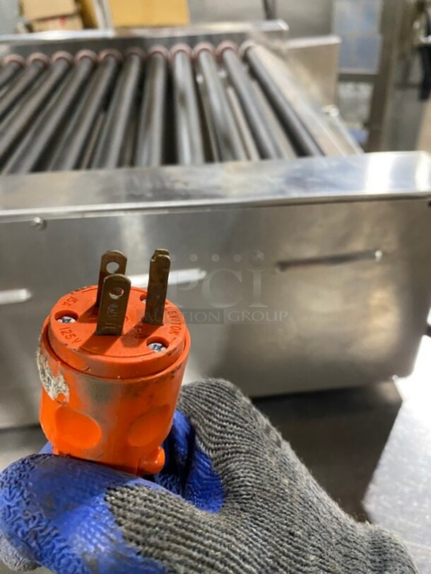Creative Serving Ruff Rider Stainless Steel Commercial Countertop Hot Dog Roller! Model RR33X SN: 3001071 120V 1PH - Image 7 of 8