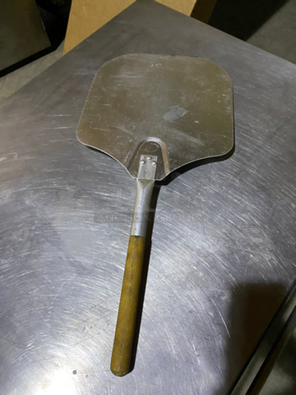 Stainless Steel Pizza Peel With Wooden Handle! - Image 4 of 4