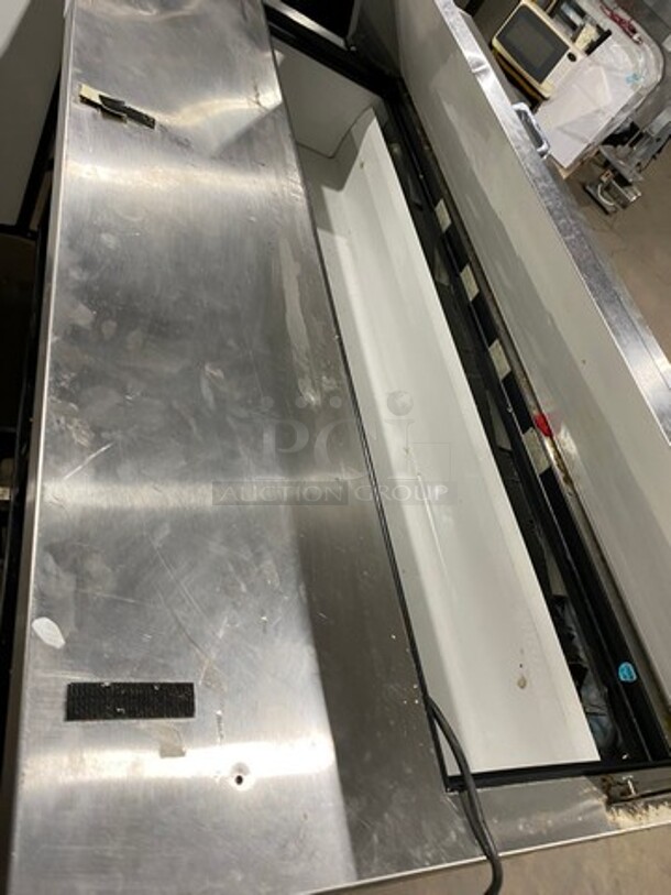 True Commercial Refrigerated Sandwich Prep Table! With 2 Door Underneath Storage Space! All Stainless Steel! On Casters! Model: TSSU6016 SN: 5181830 115V 60HZ 1 Phase - Image 7 of 9