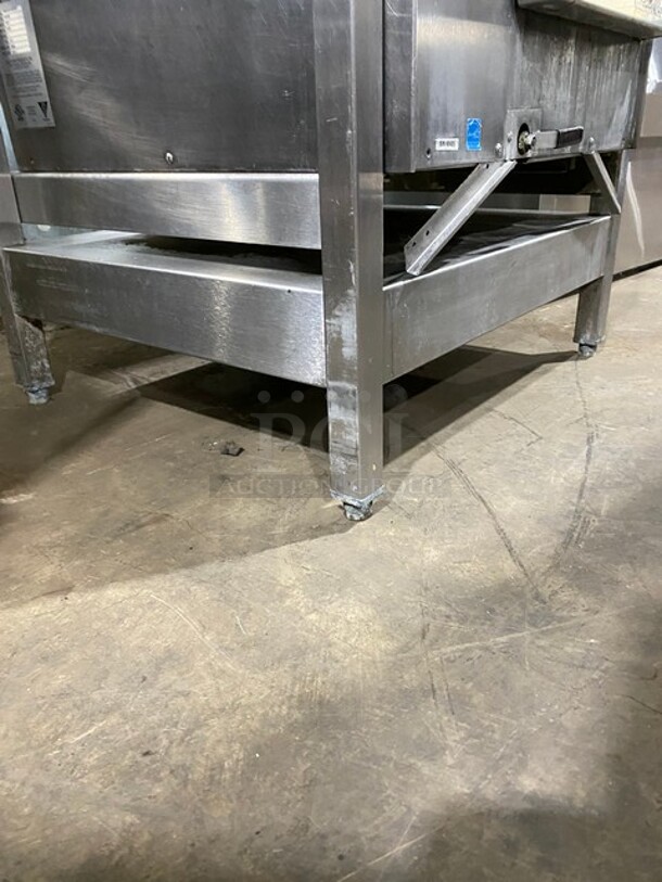 2016 Accutemp All Stainless Steel Commercial Electric Powered Double Deck Steame! Om Stand With Legs! 440/480 Volts, 3 Phase! 2 X Your Bid Makes One Unit!  - Image 10 of 11