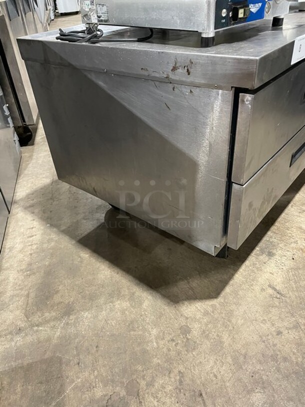 Delfield Commercial Refrigerated 2 Drawer Chef Base! All Stainless Steel! On Casters! 115V 1 Phase! Model: F2952C SN: 0908150001697! - Image 2 of 7