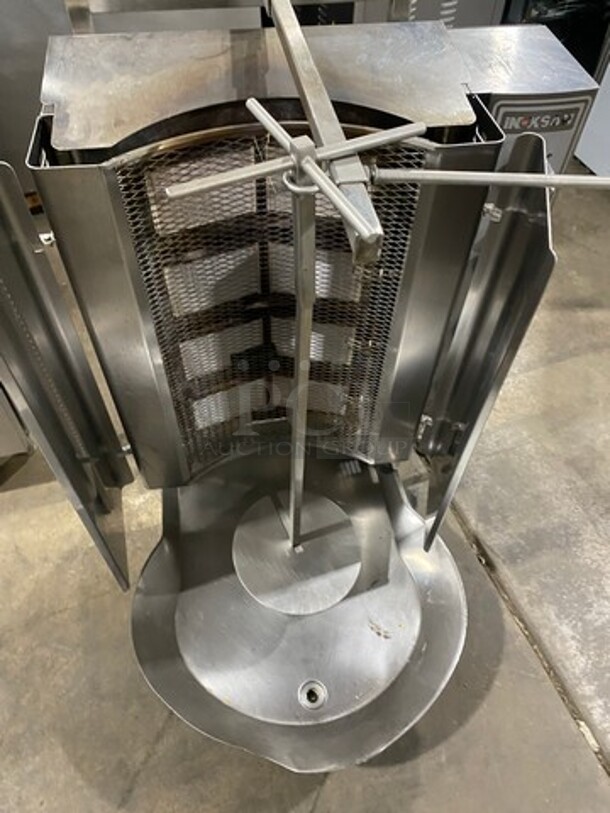 LATE MODEL! 2017 Inoksan Commercial Natural Gas Powered Kebab/ Gyro Machine! All Stainless Steel! Model: PDG400N SN: 37011908007 115V - Image 5 of 9