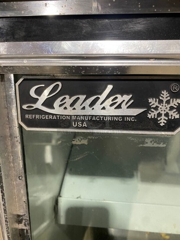 Leader Commercial Leader Commercial Refrigerated Bakery/Deli Case! With Slanted Front Glass! With Sliding Rear Access Doors! All Stainless Steel Body! Model: SDL60SC SN: PV12C0602 115V 60HZ 1 Phase - Image 8 of 9