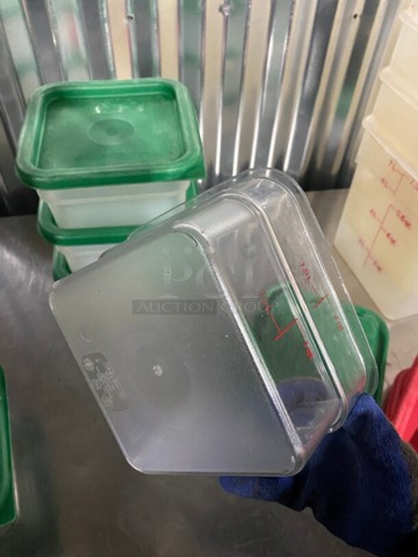 Cambro Food Measuring Bins! With Lids! 5 X Your Bid! - Image 7 of 7