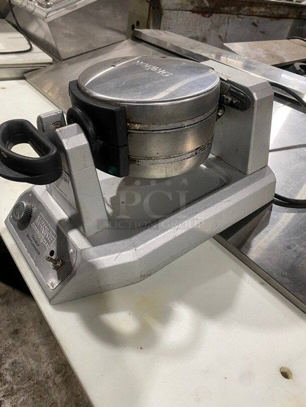 Waring! Stainless Steel! Double Waffle Maker! - Image 2 of 7