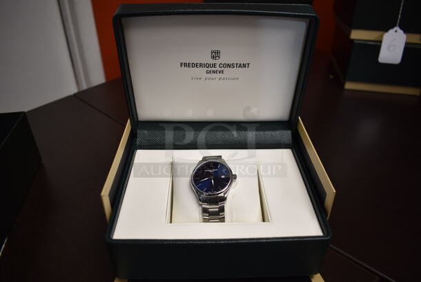 BRAND NEW IN BOX! Frederique Constant Geneve Men's Classics Quartz FC-220NS5B6B Watch