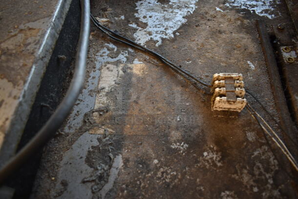 Baxter Stainless Steel Commercial Electric Powered Floor Style Mini Rotating Rack Oven on Double Pan Rack w/ Commercial Casters. 250 Volts, 3 Phase.  - Image 10 of 10