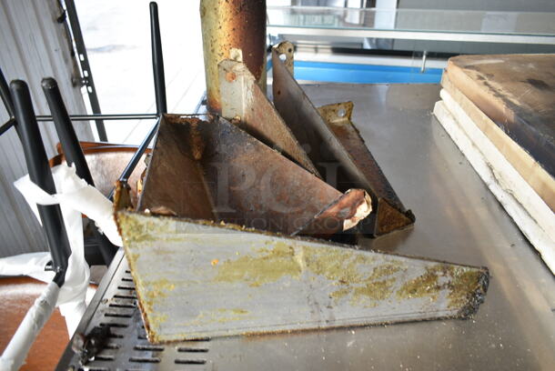 2 Bakers Pride 251 Stainless Steel Commercial Natural Gas Powered Single Deck Pizza Oven w/ Cooking Stones and Metal Legs. 60,000 BTU. 2 Times Your Bid!  - Image 3 of 11