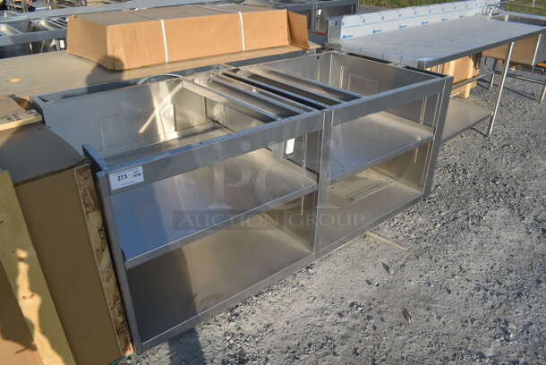 BRAND NEW! Stainless Steel Counter Frame w/ 2 Under Shelves. - Image 2 of 6