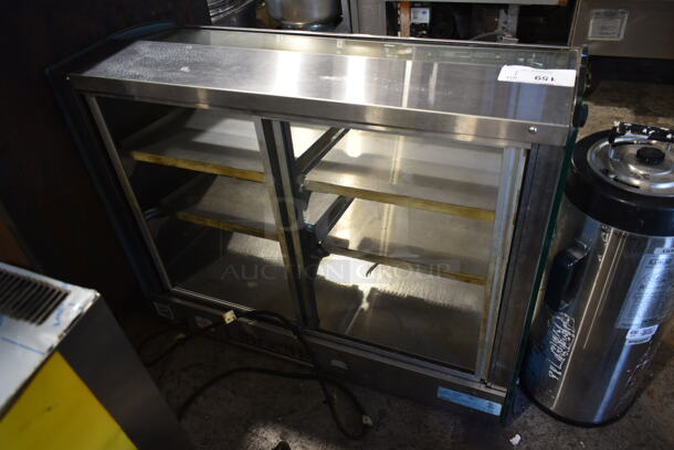 Vendo HFD000004 Stainless Steel Commercial Countertop Heated Display Case Merchandiser. 115 Volts, 1 Phase. Tested and Working! - Image 3 of 4