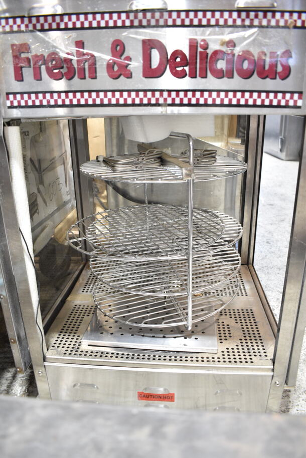 Stainless Steel Commercial Countertop Warming Holding Display Case Merchandiser. Tested and Working! - Image 3 of 8
