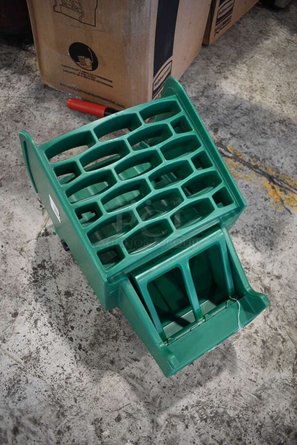 4 BRAND NEW IN BOX! Rubbermaid Green Poly Mop Bucket Wringing Attachments. 12x12.5x30. 4 Times Your Bid! - Image 3 of 5