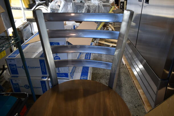 4 BRAND NEW SCRATCH AND DENT! Stools. Comes w/ 5 Plywood Seats. 4 Times Your Bid! - Image 8 of 8