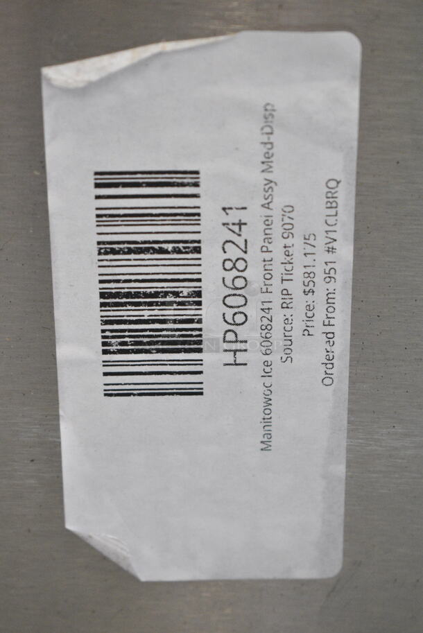 4 BRAND NEW SCRATCH AND DENT! Items; HP6068241 Manitowoc Ice 6068241 Front Panel Assy Med-Disp, HP31721 Imperial 31721 Grease Can, 614B6620002 Pitco B6620002 Filter Paper Support Rck, HP102420 Cleveland 102420 Rack;Asy;Rh Side;Pcl/Cnv.Pro. 4 Times Your Bid! - Image 5 of 11