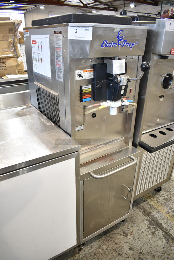 2016 Electro Freeze CS705-237 Stainless Steel Commercial Floor Style Flavor Injected Shake Machine on Commercial Casters. 208-230 Volts, 1 Phase.  - Image 2 of 7