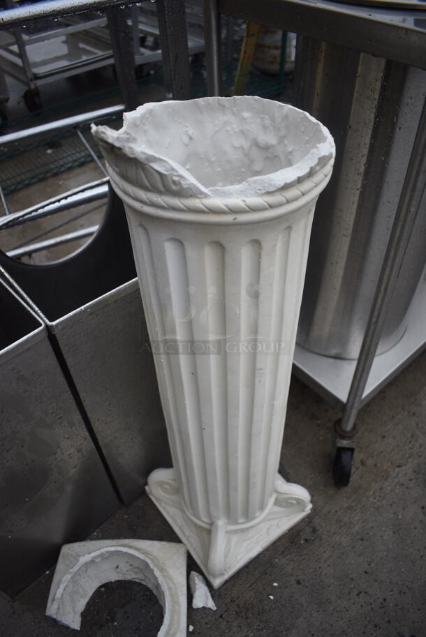 ALL ONE MONEY! Lot of 2 Metal Trash Cans. 10.5x10.5x21.5 - Image 4 of 5
