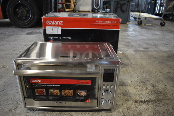 BRAND NEW SCRATCH AND DENT! Galanz GTH12A09S2EWAC18 Metal Countertop Air Fry Toaster Oven. 120 Volts, 1 Phase. 18.5x15x10.5
