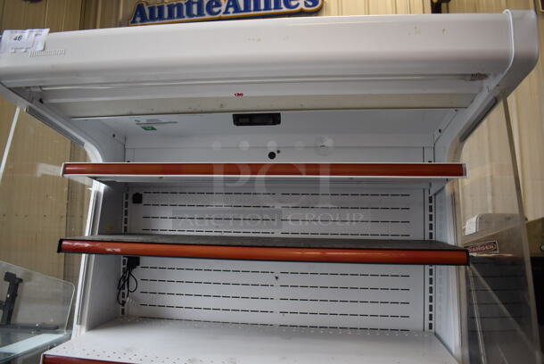 Hussmann GSVM-4060 Metal Commercial Floor Style Open Grab N Go Display Case Merchandiser. 115 Volts, 1 Phase. 40x31x61. Tested and Working! - Image 6 of 7