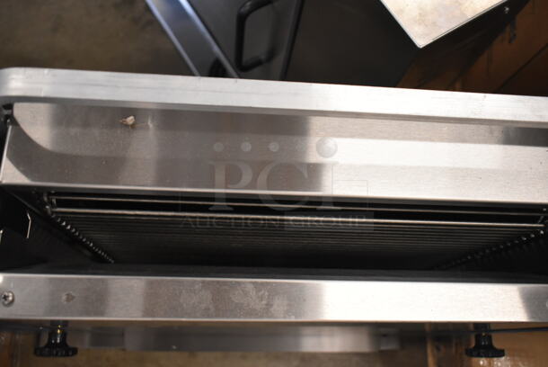 BRAND NEW SCRATCH AND DENT! 2024 Prince Castle 297-T9 Stainless Steel Commercial Countertop Vertical Contact Toaster. 115 Volts, 1 Phase. Tested and Working! - Image 3 of 5