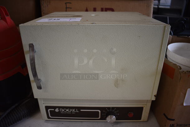 Boekel Metal Countertop Incubator Cabinet. 120 Volts, 1 Phase. 12.5x11x11.5. Tested and Does Not Power On